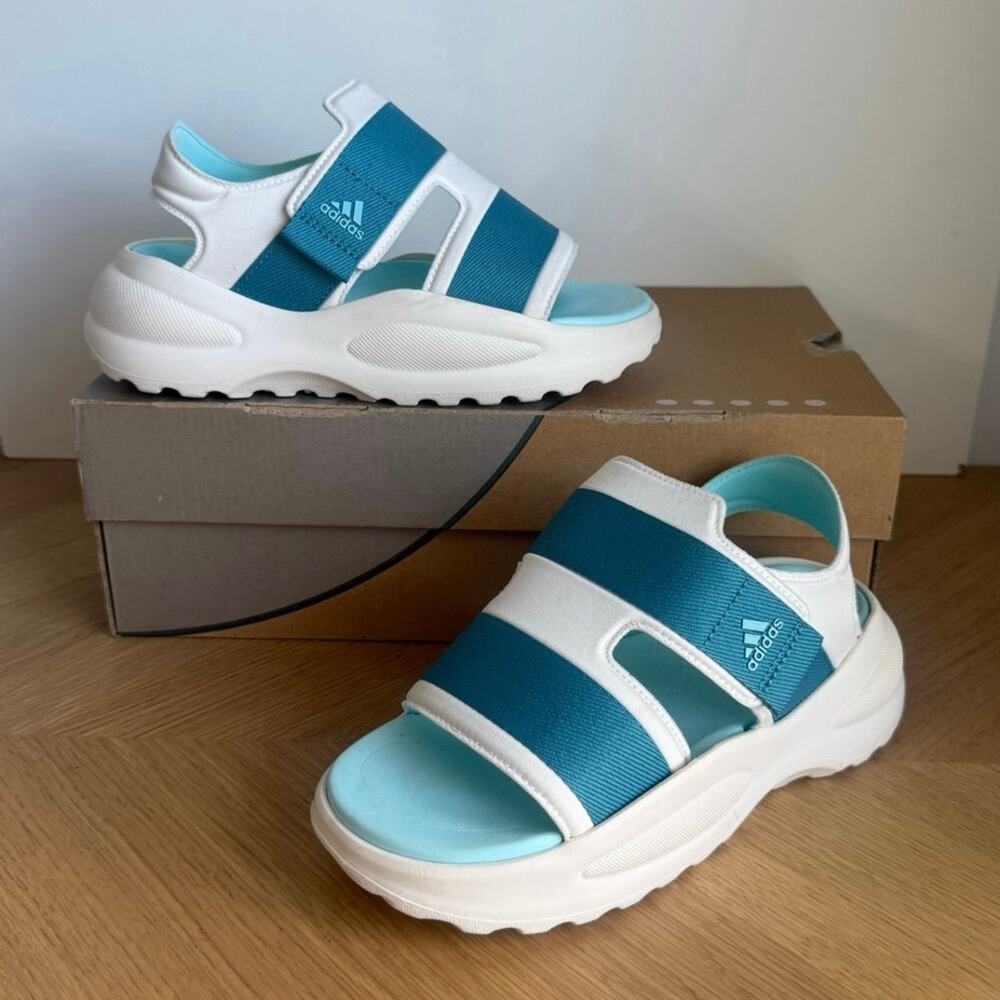 Adidas Originals Mehana Blue/White Kids Sandals - SZ 3 Y